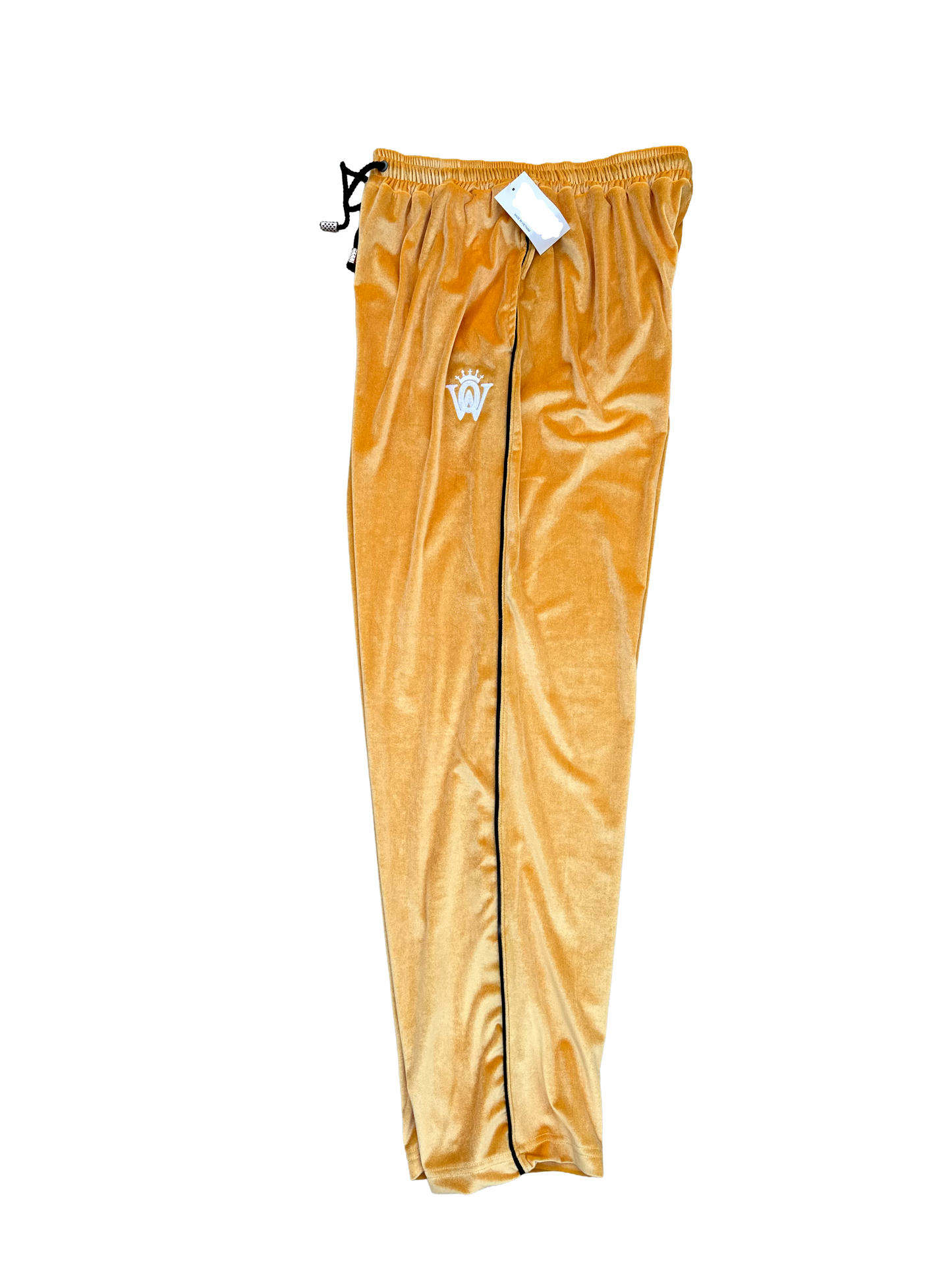 Velvet Pants Gold/Black