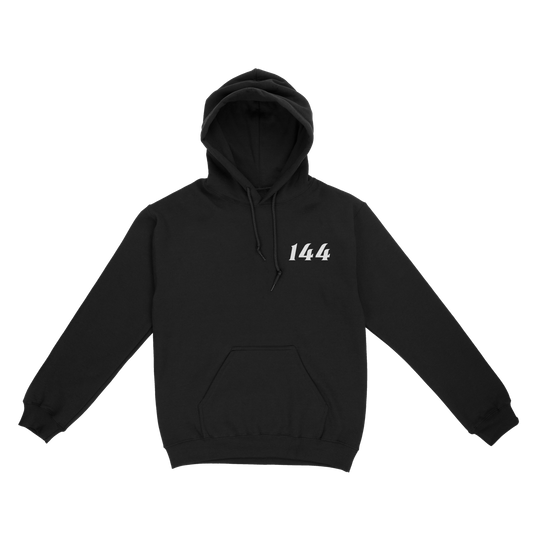 144 Hoodie Black