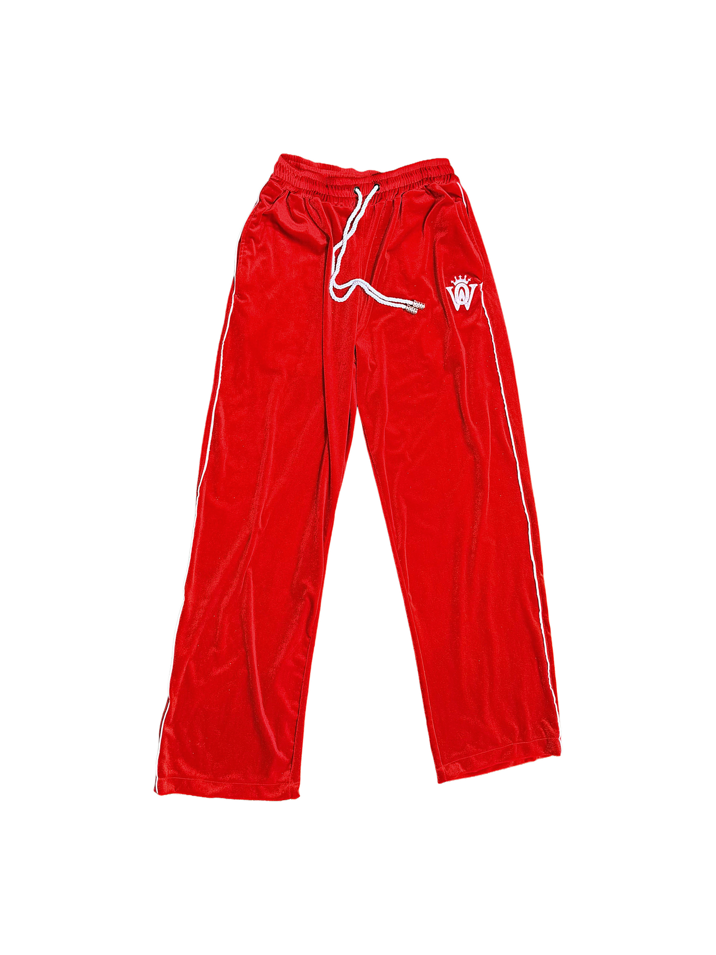 Velvet Pants Red