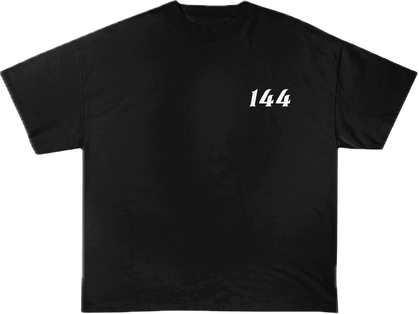 144 T-Shirt Black (oversized)