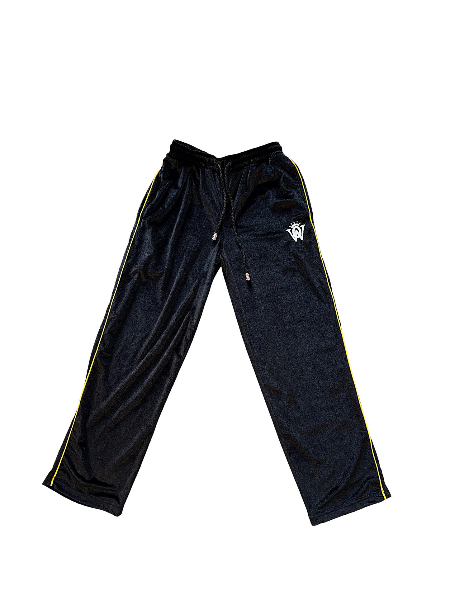 Velvet Pants Black/Yellow Gold