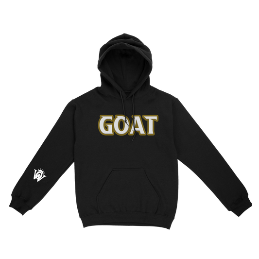 2020 GOAT Hoodie Black/White/Vegas Gold