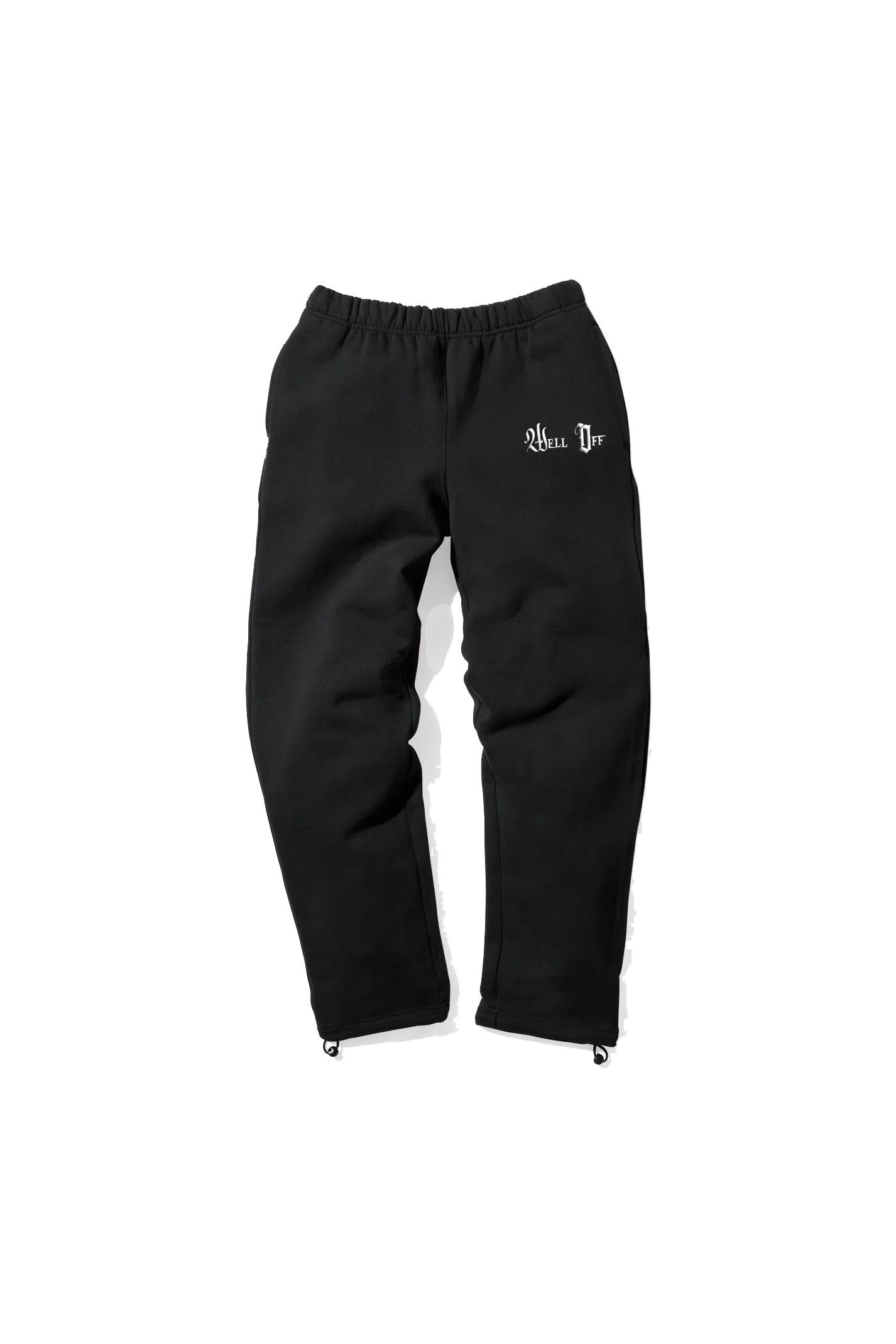 Well Off April 24 Logo Sweatpants Black/White