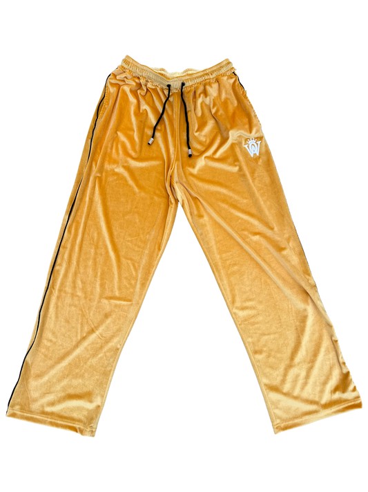 Velvet Pants Gold/Black