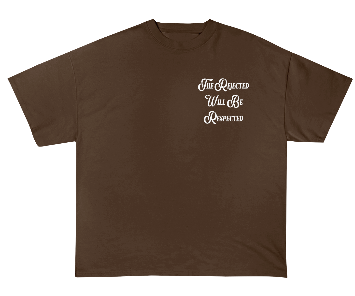 Mini Rejected CUWO Logo Wide Oversized Tee Chocolate