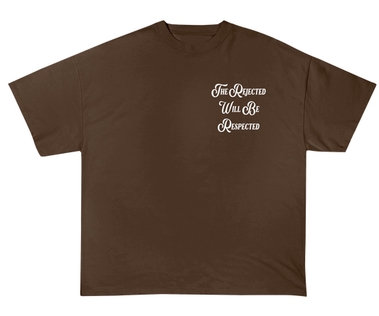 Mini Rejected CUWO Logo Wide Oversized Tee Chocolate