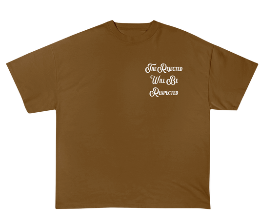 Mini Rejected CUWO Logo Wide Oversized Tee Brown