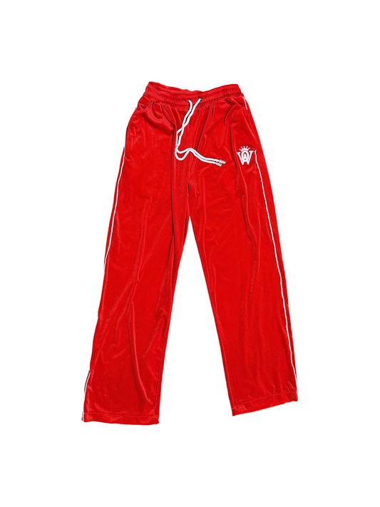 Velvet Pants Red