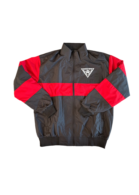 Locker Room Windbreaker Jacket (Red)