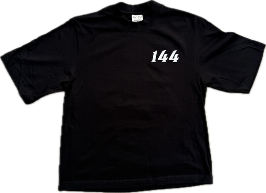 144 T-Shirt Black (oversized)